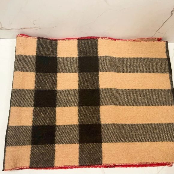 ❌SOLD❌BURBERRY Cashmere Reversible Giant Check Scarf - Picture 4 of 11